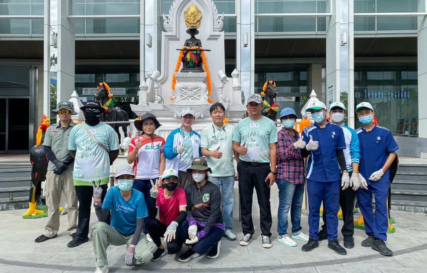โรงพยาบาลนครธน จัดกิจกรรมขยะกำพร้าสัญจร ครั้งที่ 56